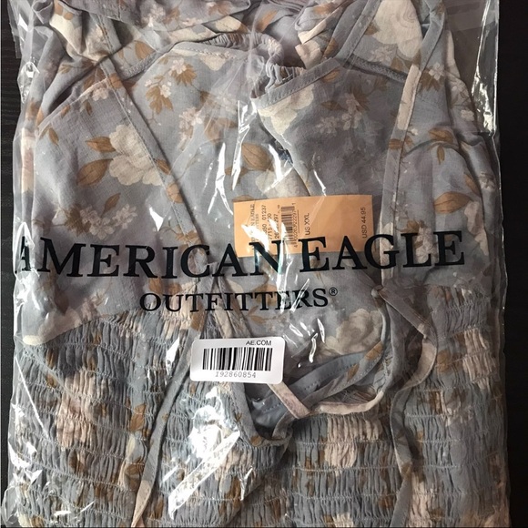 New American Eagle Women’s Smocked Flowy Top - XXLarge - Floral - Picture 6 of 6